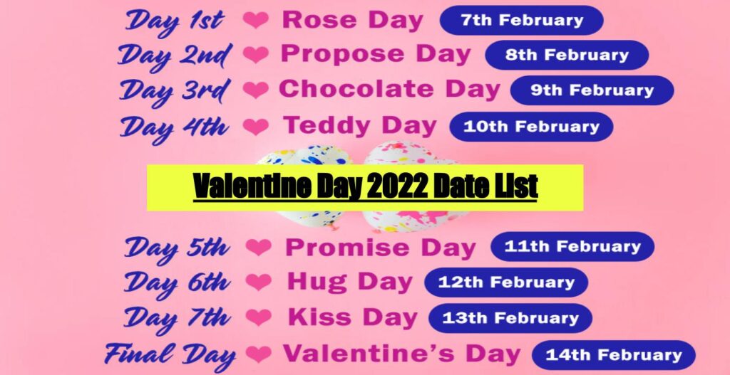 daily tactics guru-Valentine Day 2022 Date List