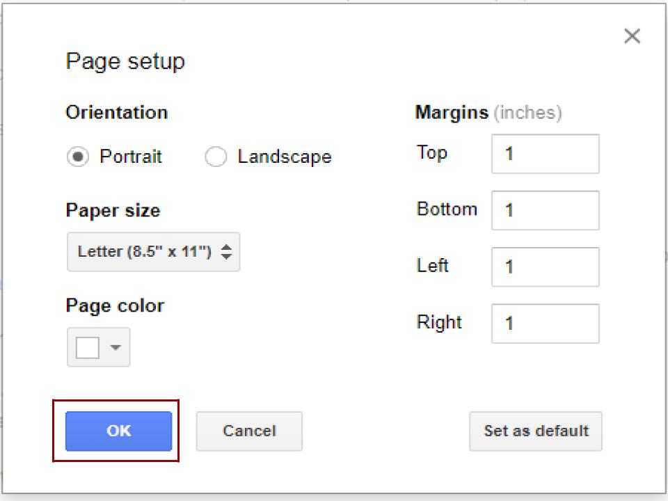 daily tactics guru-how to make margins in google docs